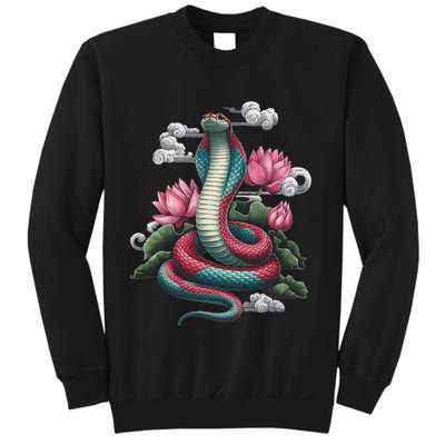 Year Of The Snake 2025 Cool Snake Graphic Art Sweatshirt