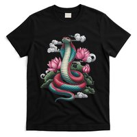 Year Of The Snake 2025 Cool Snake Graphic Art T-Shirt