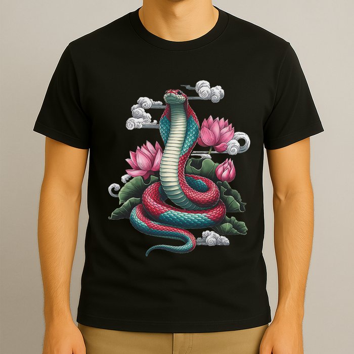 Year Of The Snake 2025 Cool Snake Graphic Art T-Shirt