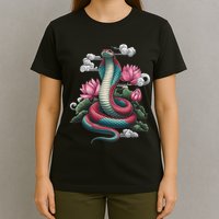 Year Of The Snake 2025 Cool Snake Graphic Art T-Shirt