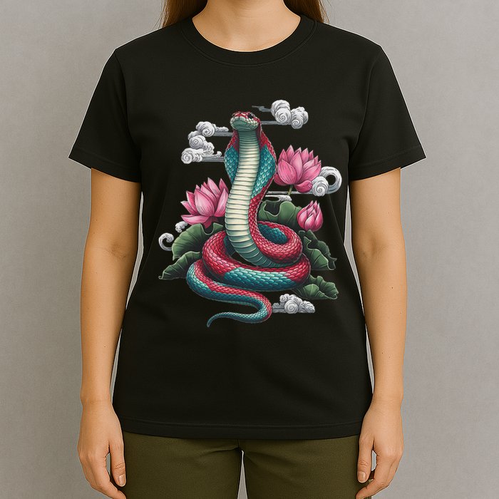 Year Of The Snake 2025 Cool Snake Graphic Art T-Shirt