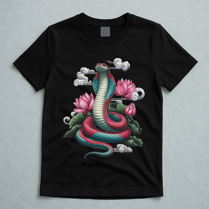Year Of The Snake 2025 Cool Snake Graphic Art T-Shirt