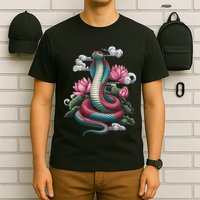 Year Of The Snake 2025 Cool Snake Graphic Art T-Shirt