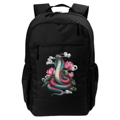 Year Of The Snake 2025 Cool Snake Graphic Art Backpack