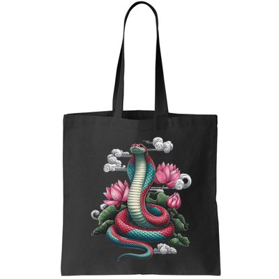 Year Of The Snake 2025 Cool Snake Graphic Art Bag