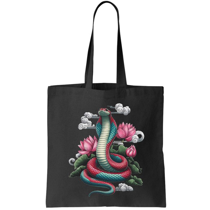 Year Of The Snake 2025 Cool Snake Graphic Art Bag