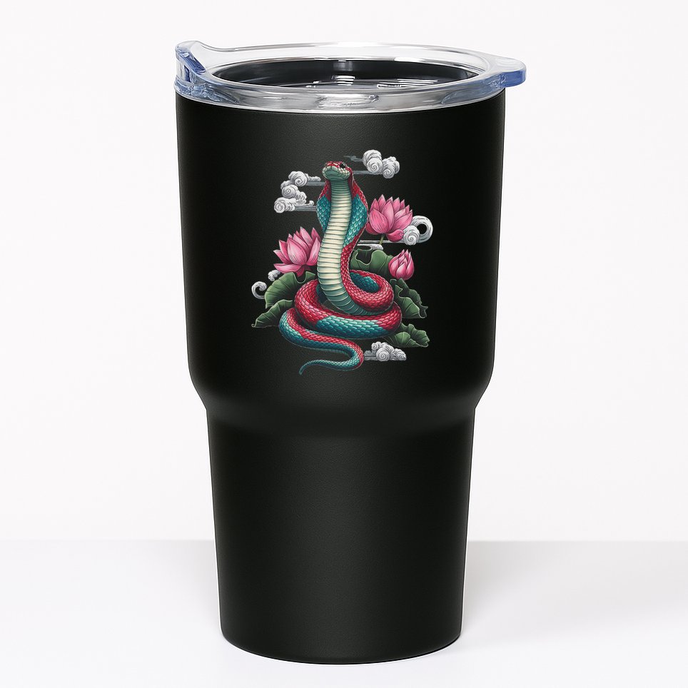 Year Of The Snake 2025 Cool Snake Graphic Art Tumbler
