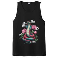 Year Of The Snake 2025 Cool Snake Graphic Art PosiCharge Competitor Tank