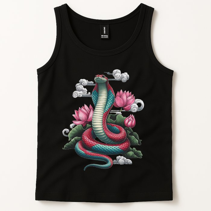 Year Of The Snake 2025 Cool Snake Graphic Art Tank Top