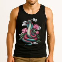 Year Of The Snake 2025 Cool Snake Graphic Art Tank Top