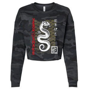 Year Of The Snake Chinese Zodiac Cropped Pullover Crew