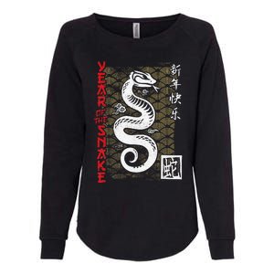 Year Of The Snake Chinese Zodiac Womens California Wash Sweatshirt