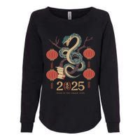 Year Of The Snake 2025 Chinese Zodiac Chinese New Year Womens California Wash Sweatshirt