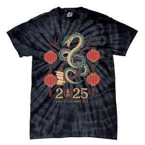 Year Of The Snake 2025 Chinese Zodiac Chinese New Year Tie-Dye T-Shirt