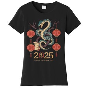 Year Of The Snake 2025 Chinese Zodiac Chinese New Year Women's T-Shirt