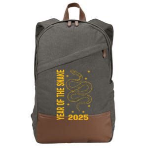 Year Of The Snake 2025 Cotton Canvas Backpack