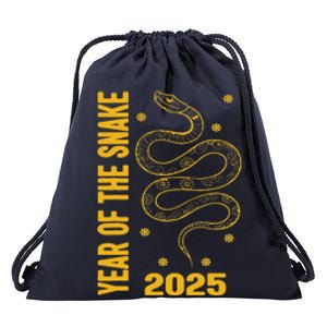 Year Of The Snake 2025 Drawstring Bag