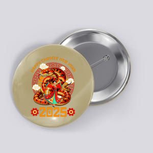 Year Of The Snake 2025 Zodiac Happy Chinese New Year 2026 Button