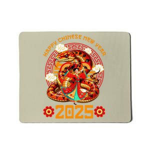 Year Of The Snake 2025 Zodiac Happy Chinese New Year 2026 Mousepad