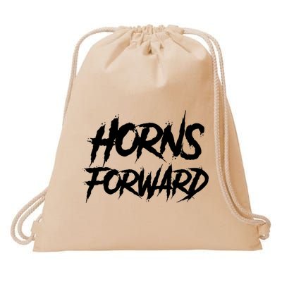 Yellow Out The Dome Brahmas San Antonio Football Drawstring Bag