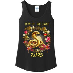 Year Of The Snake 2025 Chinese New Year 2025 Lunar New Year Ladies Essential Tank