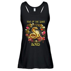 Year Of The Snake 2025 Chinese New Year 2025 Lunar New Year Ladies Essential Flowy Tank