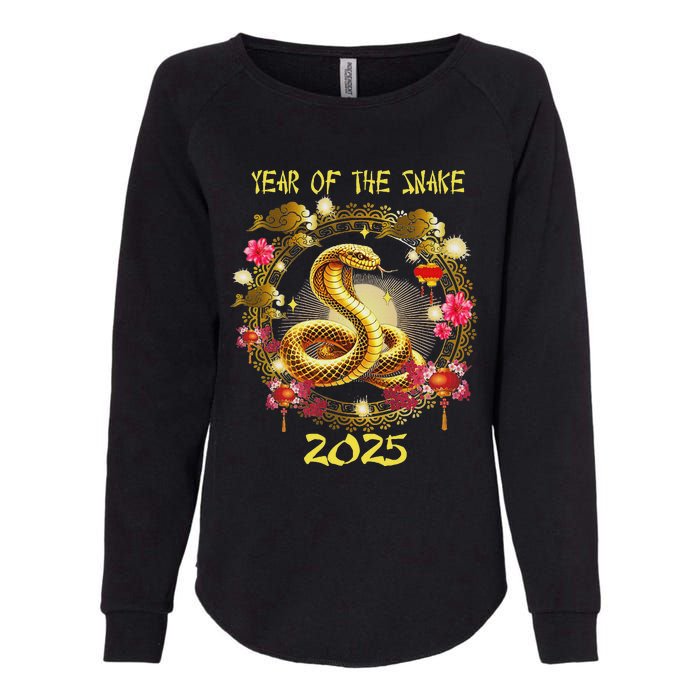 Year Of The Snake 2025 Chinese New Year 2025 Lunar New Year Womens California Wash Sweatshirt