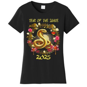 Year Of The Snake 2025 Chinese New Year 2025 Lunar New Year Women's T-Shirt