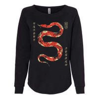 Year Of The Snake 2025 Chinese New Year Womens California Wash Sweatshirt