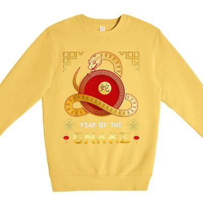 Year Of The Snake 2025 Lunar New Year Chinese New Year 2025 Premium Crewneck Sweatshirt