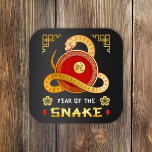 Year Of The Snake 2025 Lunar New Year Chinese New Year 2025 Coaster