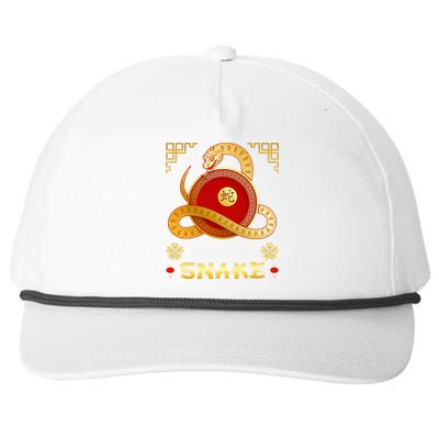 Year Of The Snake 2025 Lunar New Year Chinese New Year 2025 Snapback Five-Panel Rope Hat