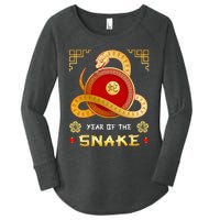 Year Of The Snake 2025 Lunar New Year Chinese New Year 2025 Women's Perfect Tri Tunic Long Sleeve Shirt