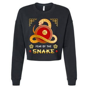 Year Of The Snake 2025 Lunar New Year Chinese New Year 2025 Cropped Pullover Crew