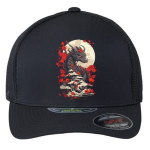 Year Of The Dragon Zodiac Lunar New Year 2024 Flexfit Unipanel Trucker Cap