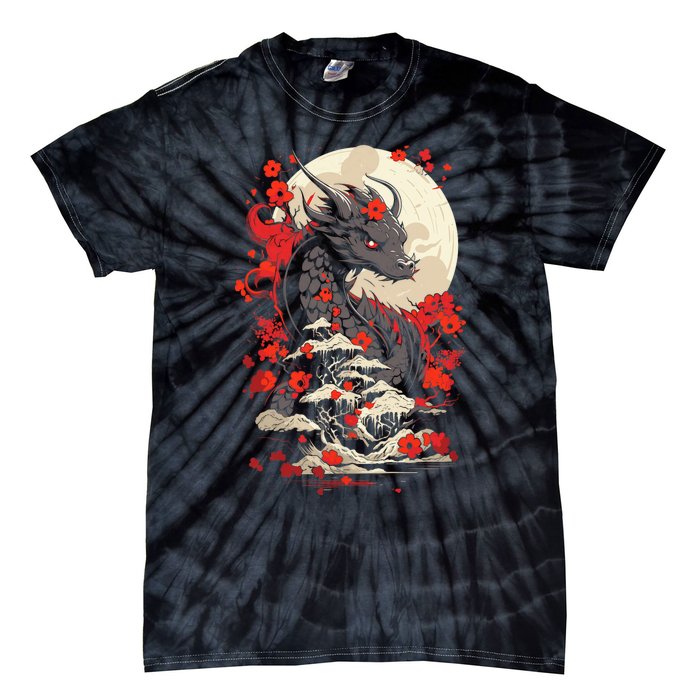 Year Of The Dragon Zodiac Lunar New Year 2024 Tie-Dye T-Shirt