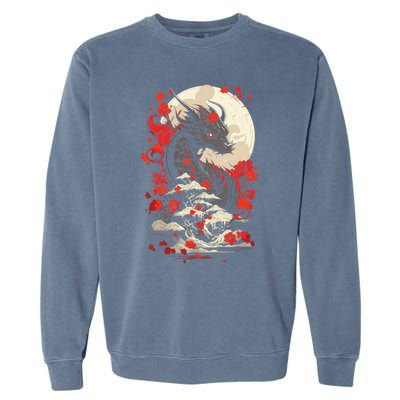 Year Of The Dragon Zodiac Lunar New Year 2024 Garment-Dyed Sweatshirt