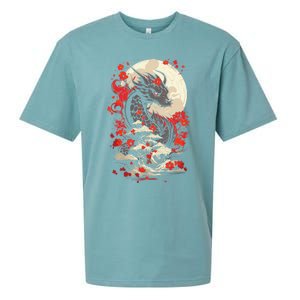 Year Of The Dragon Zodiac Lunar New Year 2024 Sueded Cloud Jersey T-Shirt