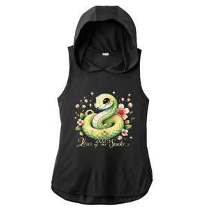 Year Of The Snake 2025 Lunar New Year Chinese New Year 2025 Ladies PosiCharge Tri-Blend Wicking Draft Hoodie Tank