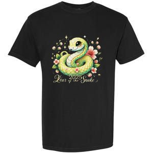 Year Of The Snake 2025 Lunar New Year Chinese New Year 2025 Garment-Dyed Heavyweight T-Shirt