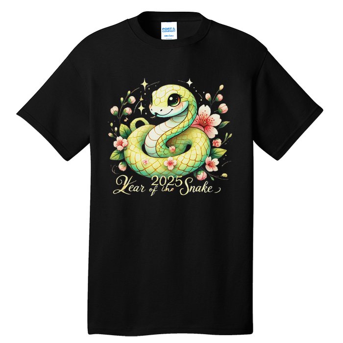 Year Of The Snake 2025 Lunar New Year Chinese New Year 2025 Tall T-Shirt