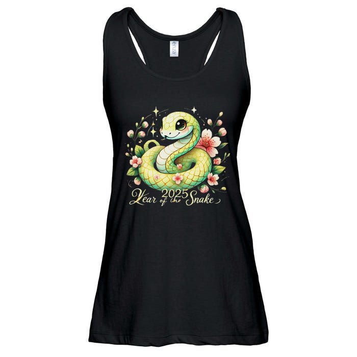 Year Of The Snake 2025 Lunar New Year Chinese New Year 2025 Ladies Essential Flowy Tank