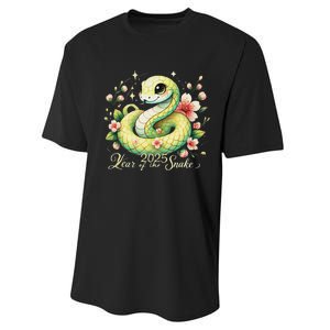 Year Of The Snake 2025 Lunar New Year Chinese New Year 2025 Performance Sprint T-Shirt