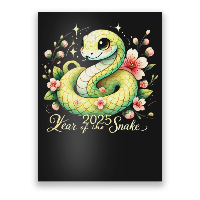 Year Of The Snake 2025 Lunar New Year Chinese New Year 2025 Poster