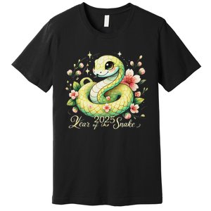 Year Of The Snake 2025 Lunar New Year Chinese New Year 2025 Premium T-Shirt