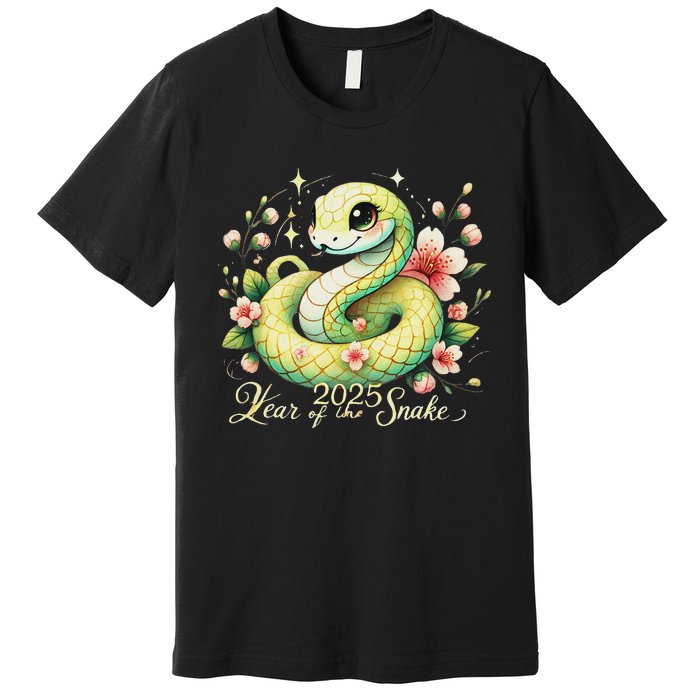 Year Of The Snake 2025 Lunar New Year Chinese New Year 2025 Premium T-Shirt