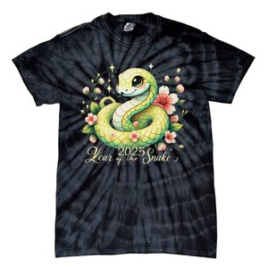 Year Of The Snake 2025 Lunar New Year Chinese New Year 2025 Tie-Dye T-Shirt