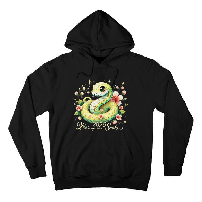 Year Of The Snake 2025 Lunar New Year Chinese New Year 2025 Tall Hoodie