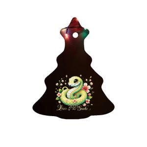 Year Of The Snake 2025 Lunar New Year Chinese New Year 2025 Ceramic Tree Ornament