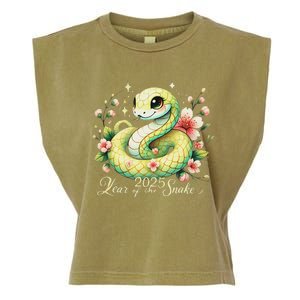 Year Of The Snake 2025 Lunar New Year Chinese New Year 2025 Garment-Dyed Women's Muscle Tee